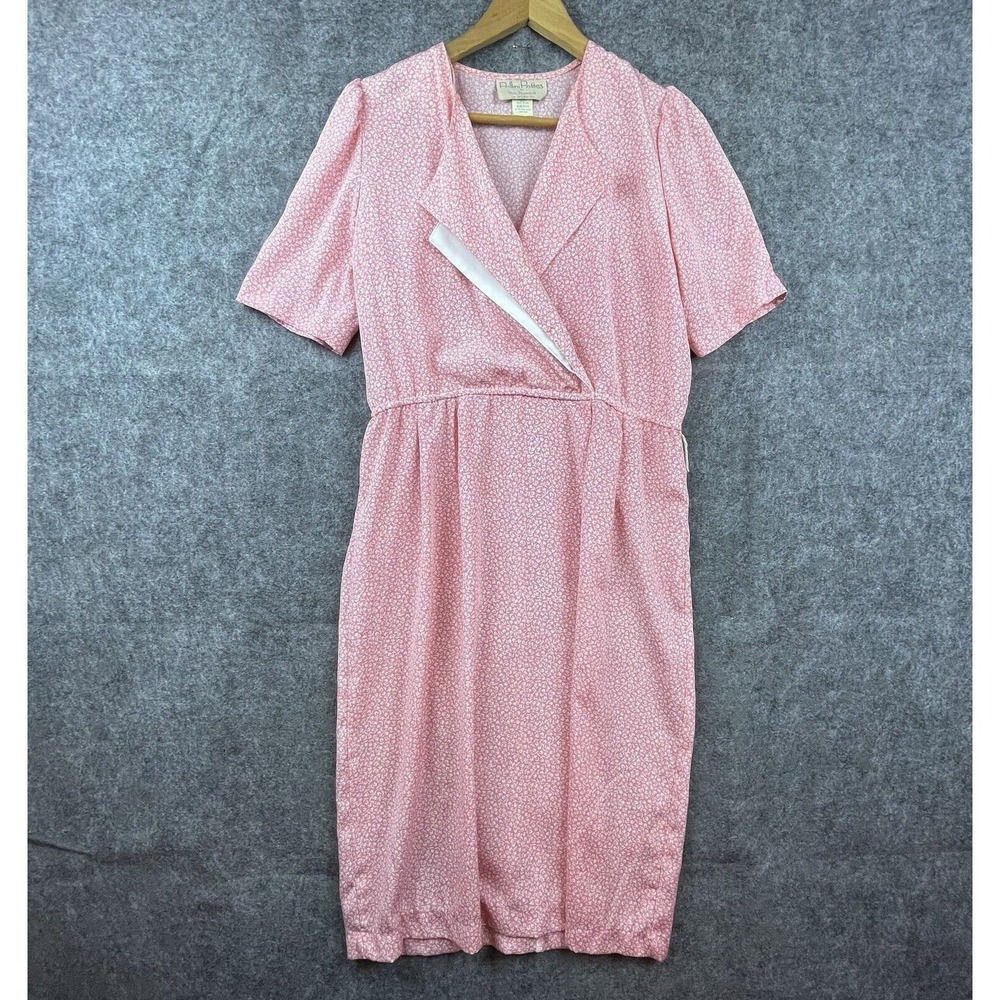 Vintage Pellini‎ Petites Von Bramlett Dress 5/6 Pink Feminine Housewife Country